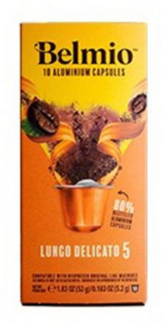 벨미오 클래식 커피 캡슐 룽고 델리카토 네스프레소 호환, 52g, 10개입, 1개, 5.2g