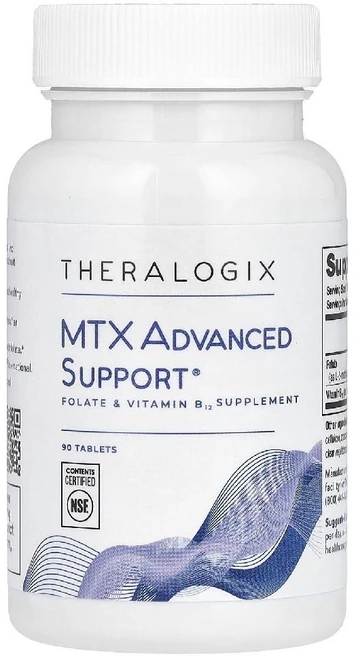 Theralogix MRX 어드밴스드 서포트 엽산 및 비타민B12 보충제 90정, Theralogix MRX Advanced Suppor, 1개 - 쿠팡