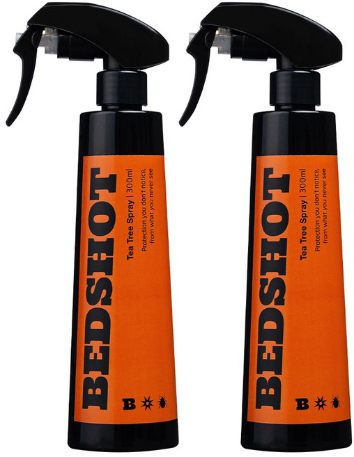 버그넷 티트리 베드샷, 2개, 300ml