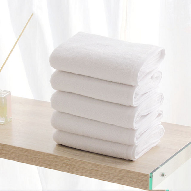 40수 국산 면수건 호텔 타월 타올 5장 10장 190g, 5개, 화이트