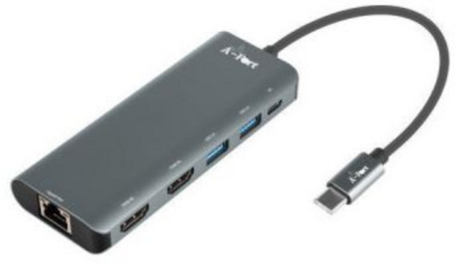 4K C타입 HDMI듀얼모니터 도킹스테이션 Active C200 에이포트, 4K C타입 HDMI듀얼모니터 도킹스테이션 Activ