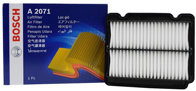 GM쉐보레 칼로스 1.6 보쉬 정품 에어필터 A2071, 상세 설명 참조, 1개