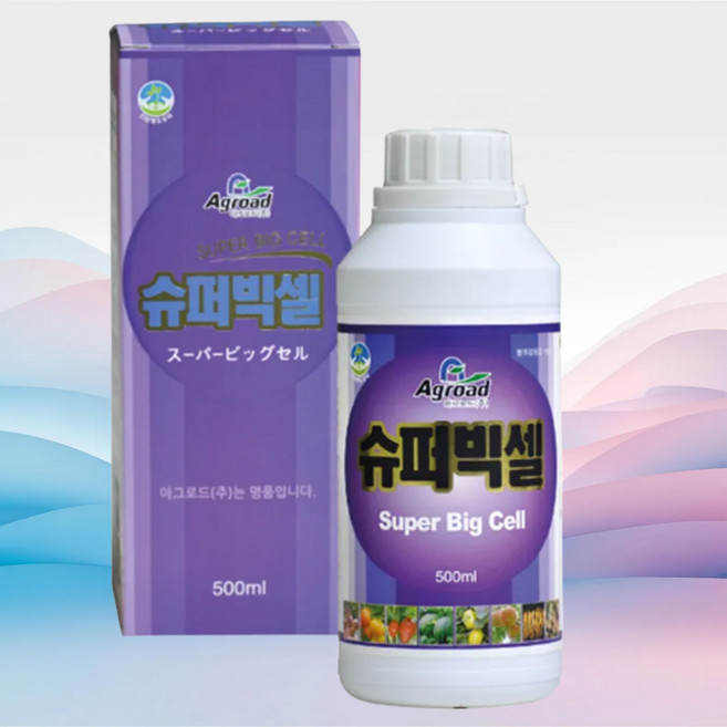 슈퍼빅셀 500ml 사과비대제 당 효소 핵산 아미노산 액비, 1개