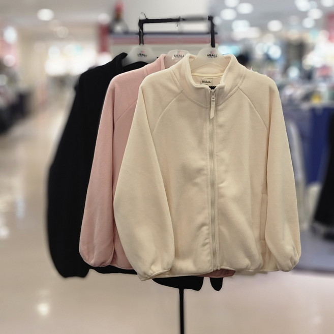 유솔주니어 [NC해운대점] (오버핏)~3가지색상~하나만 입어도 따뜻해~ 폴라폴리스 집업(한치수작게주문하세요) ULCM25W01