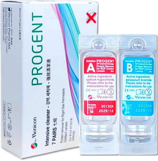 메니콘프로젠트 단백질제거제 드림렌즈세척액 1팩(전용통 미포함), 1개, 5ml - 쿠팡