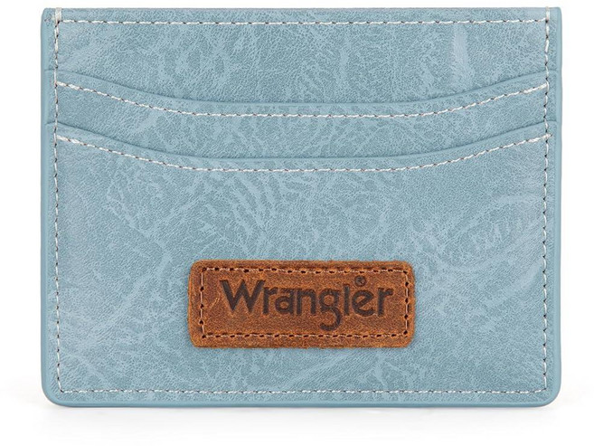 Montana West X Wrangler 여성용 소형 신용 카드 홀더 RFID 차단 지갑 그레이스풀-그레이 패션 146614 7981871482
