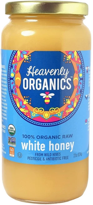 헤븐리오가닉스 로우 화이트 허니, 624g, 1개 - 쿠팡