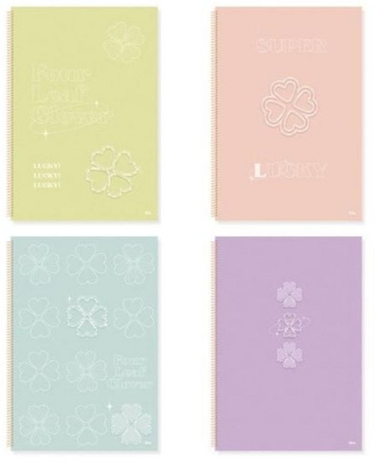 아이비스 1200 슬림 원링노트 (네잎클로버)_ 202677655EA, 랜덤