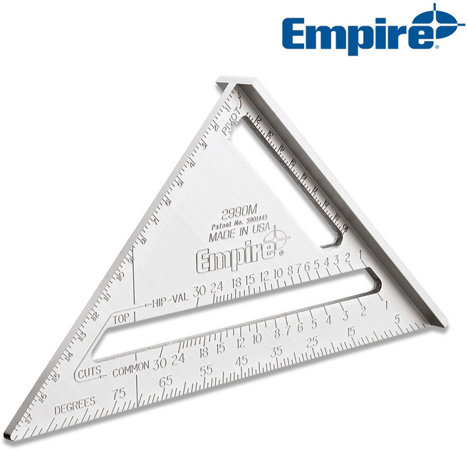 엠파이어 일반형 목공용 신형 직각 삼각자 소 2990M, 1개