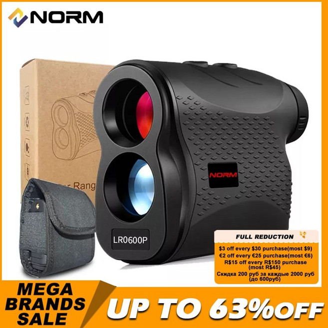 NORM 골프 레이저 레인지 거리 파인더 미니 600 900 1200 1500m 거리 미터, CHINA, Golf Pro
