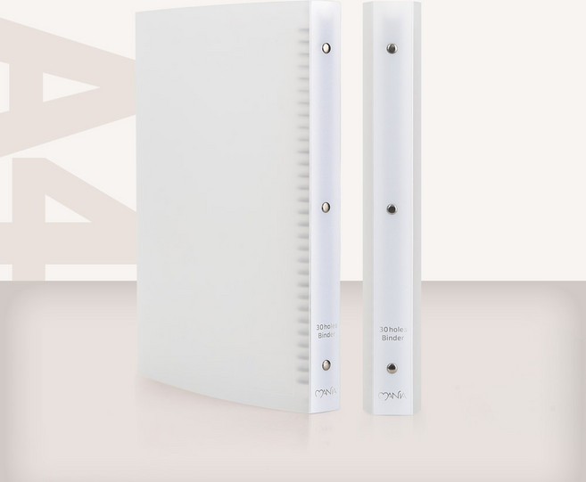 CARL 칼 30공 바인더 반투명 PP재질 A4크기