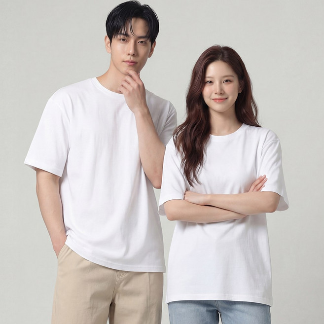 메이스 고퀄리티 오버핏 기능성 반팔티2P