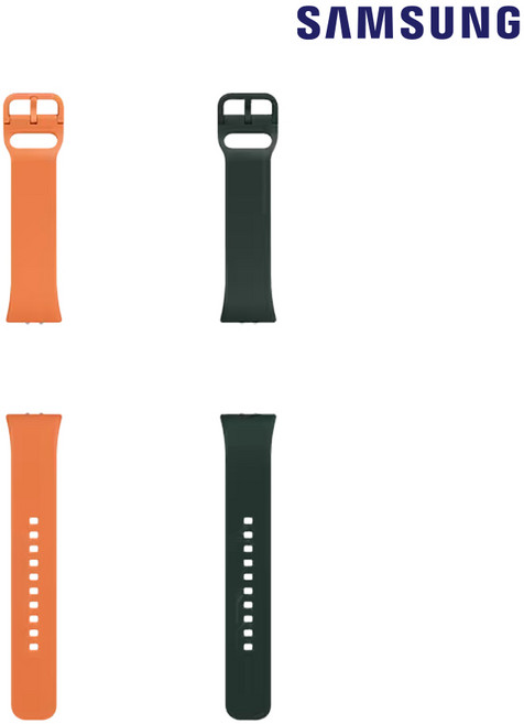 삼성정품 갤럭시 핏3 스포츠 스트랩 ET-SFR39 N, 오렌지+케이블타이, 1개