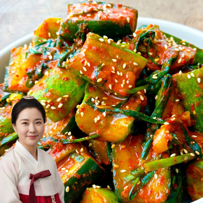 [하루100개한정] 더좋은 전라도 오이부추김치 오이부추무침, 1개, 1kg