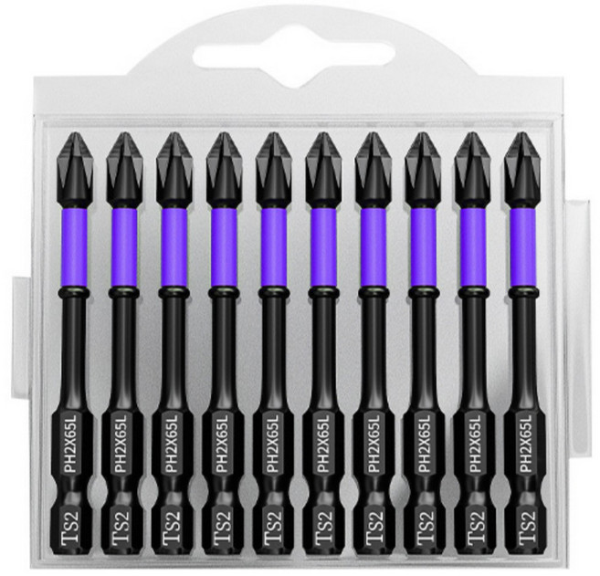 InLoop 드릴 비트 세트 자석 다용도 만능 멀티 십자 드라이버 전동 드릴 육각 비트, 65mm, 1개