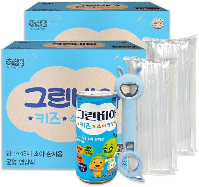 소아 환자를 위한 정식품 그린비아 키즈 60개, 6L - 쿠팡
