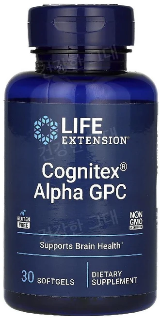 라이프익스텐션 코그니텍스 알파 GPC 30소프트젤 포스파티딜세린 지피씨, 30정, 1개 - 쿠팡