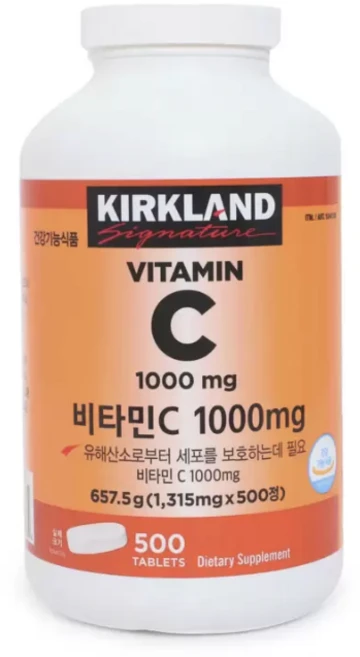 커클랜드시그니춰 비타민C, 500정, 1개 - 쿠팡