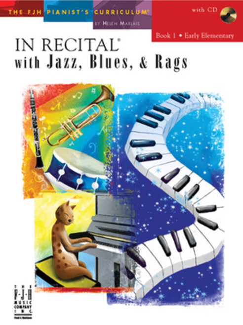 (영문도서) In Recital(r) with Jazz Blues & Rags Paperback, Alfred Music, English, 9781569396889