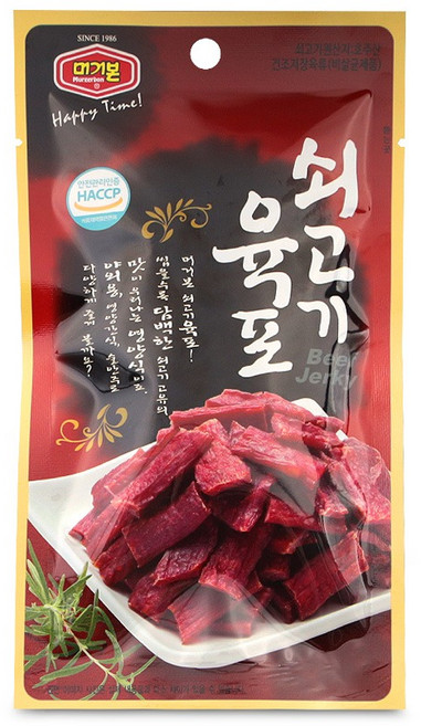 머거본 쇠고기 육포 20g, 1개