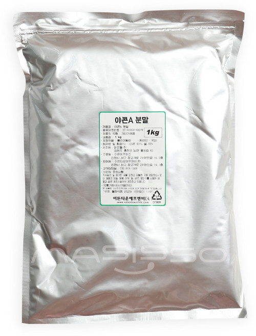 이든 야콘분말 국산 1kg 야콘가루 건강 생식 채소 반죽 냉면, 1개