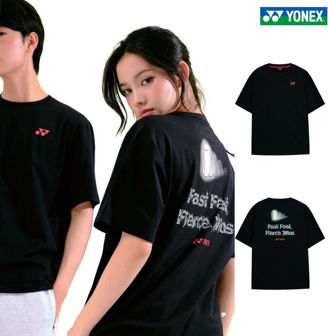 요넥스 남자 여자 공용 오버빗 반팔티 253TS041U