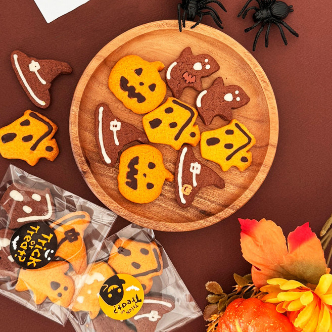 푸쉬 쿠키커터로 할로윈쿠키 만들기세트 베이킹키트, 1개