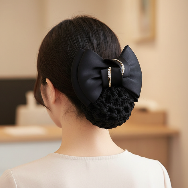 YIEUN 다이아체인헤어망 간호사 승무원 직장여성 고품격헤어망