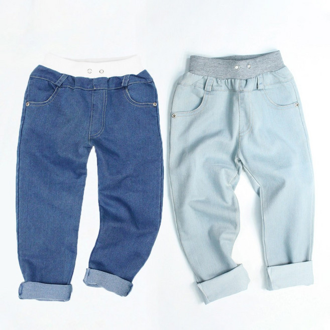 보니또 기본핏 키즈 청바지 여아데님 팬츠 공용아동복 아동 데님 유아동 키즈 밴딩