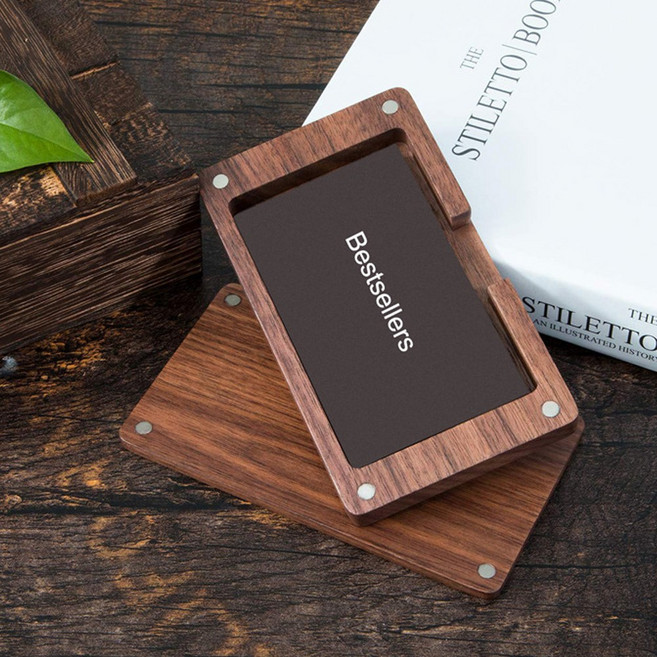 마그넷 원목 디자인함 카드명함케이스