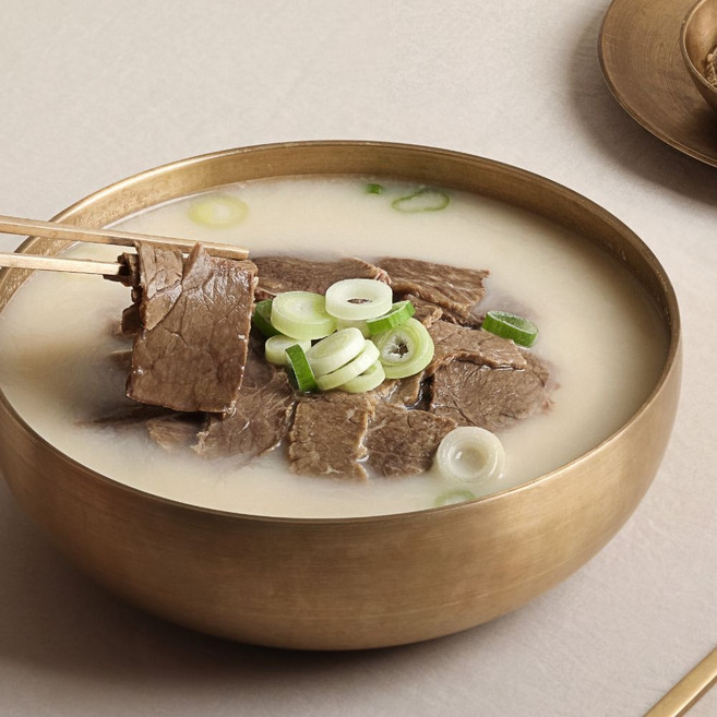 100% 무첨가물 국내산 특허 설렁탕 한우 고기곰탕 (냉동), 3개, 500g