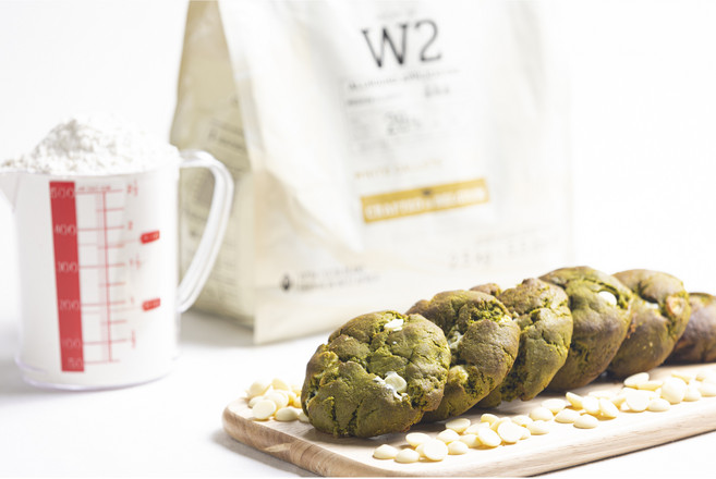 [흥덕제과] 말차화이트 쿠키, 1개, 70g