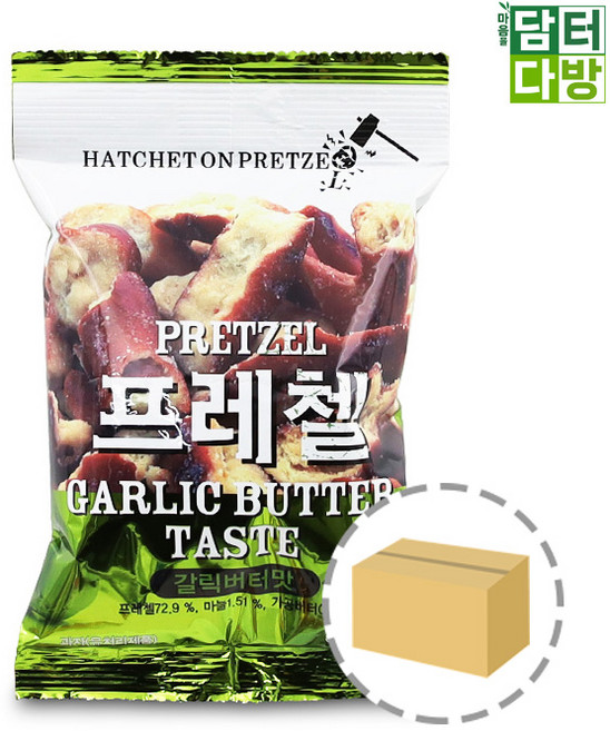 프레첼 85g 1BOX 갈릭버터맛 위너스 (18개입), 1