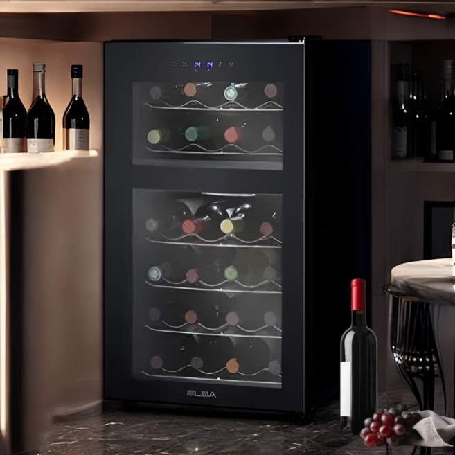 엘바 미니와인셀러 와인냉장고 가정용 소형 집들이 혼수 홈바 24병 트레이더스 코스트코