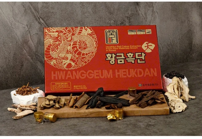 황금흑단 60환 3.75g x 60개입 [원산지:국산] 선물세트, 1박스, 60정 - 쿠팡