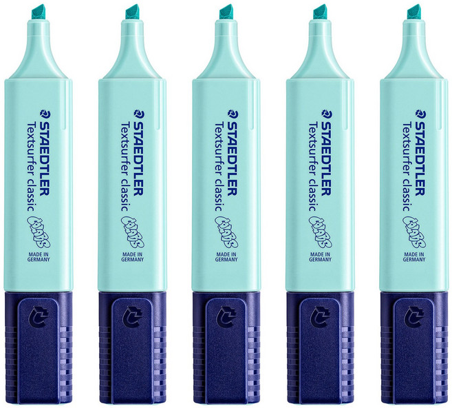스테들러 텍스트서퍼 파스텔 형광펜 364, 파스텔 민트, 5개