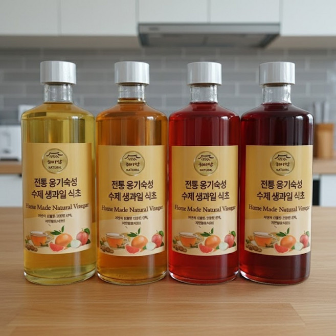 병제품 천연 자연발효 수제 생강 식초, 1개, 360ml