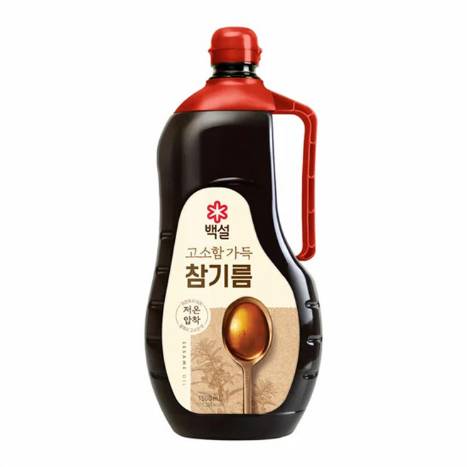 백설 고소함 가득 참기름1.5L 2개, 1.5L