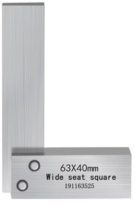 전문가용 대붙이 직각자 63mmx40mm, 1개