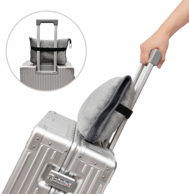 인헨스몰 여행필수 캐리어결합 기내용 담요