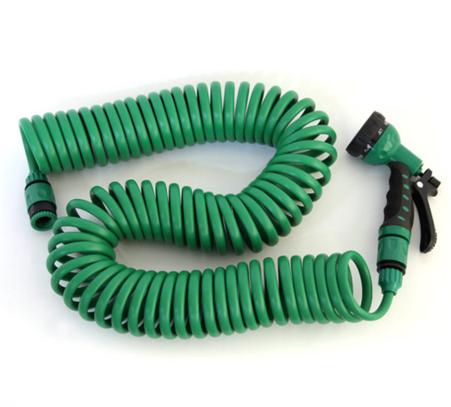 매직 스프링호스 꼬임방지 세차 원예 정원 물청소 호스 8단 물분사 7.5m/15m/30m, 스프링호스 30m, 1개
