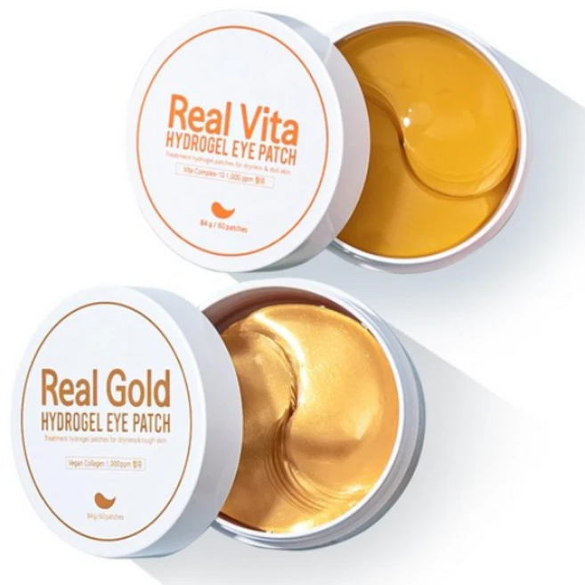 프레티 리얼 하이드로겔 아이패치 골드 60p + 비타 60p 세트, 1개 - 쿠팡