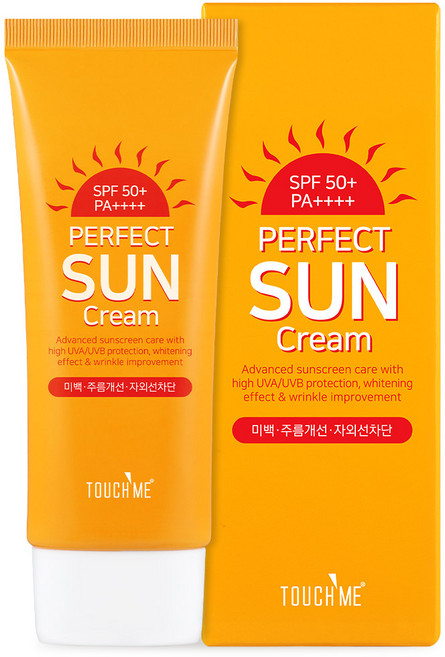 터치미 퍼펙트 선크림 SPF50+ PA+++, 60ml, 1개