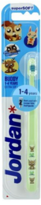 조르단 유아 칫솔 버디1, 6개, 1개입