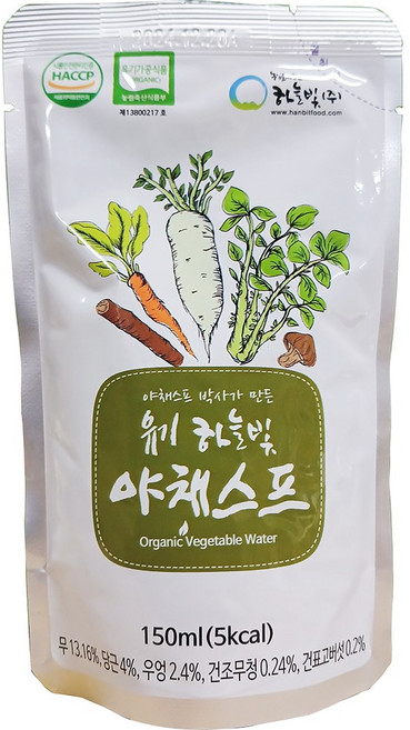 유기 하늘빛 야채스프 150ml, 5개