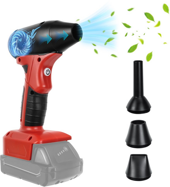 밀워키 18V 배터리용 브러시리스 제트 송풍기 130000 RPM 4단 제어 폭력적인 터보 팬 전기 공기, 1개