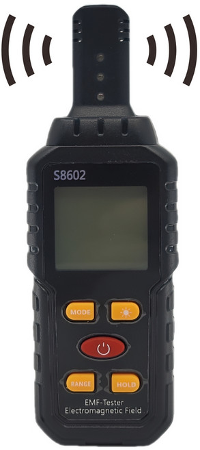 EMF8602 전자파 측정기 자기장 전자파 테스터기 측정공구 모니터 핸드폰 전자렌지, 1개