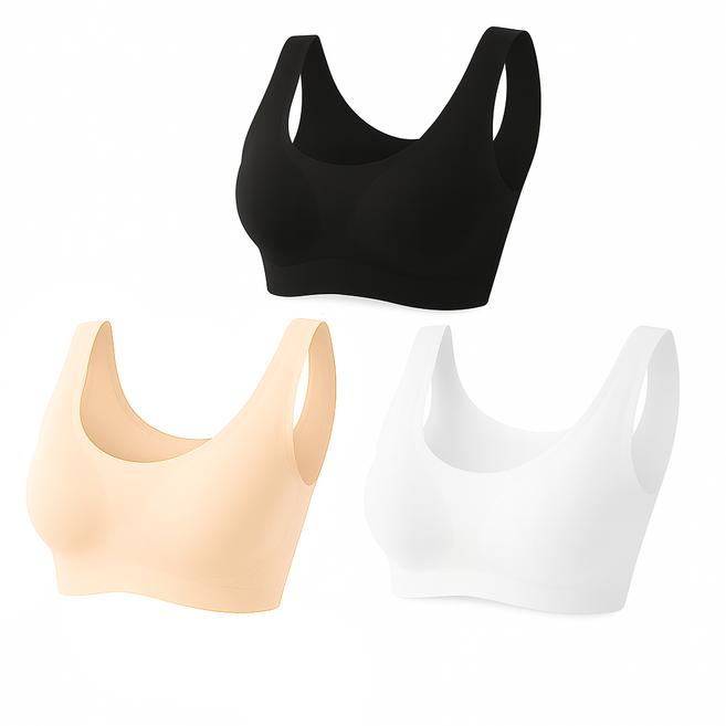 덴코 편한 심리스 여성 브라 3p