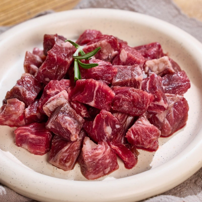 1++ 한우 세절 국거리 200g x 2팩, 2개