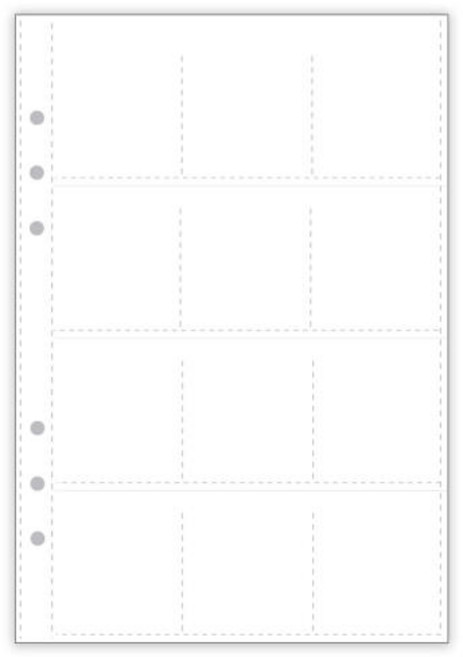 양지다이어리 더스페셜 스티커 메이트 리필 띠부실포켓 A5, 투명, 10매